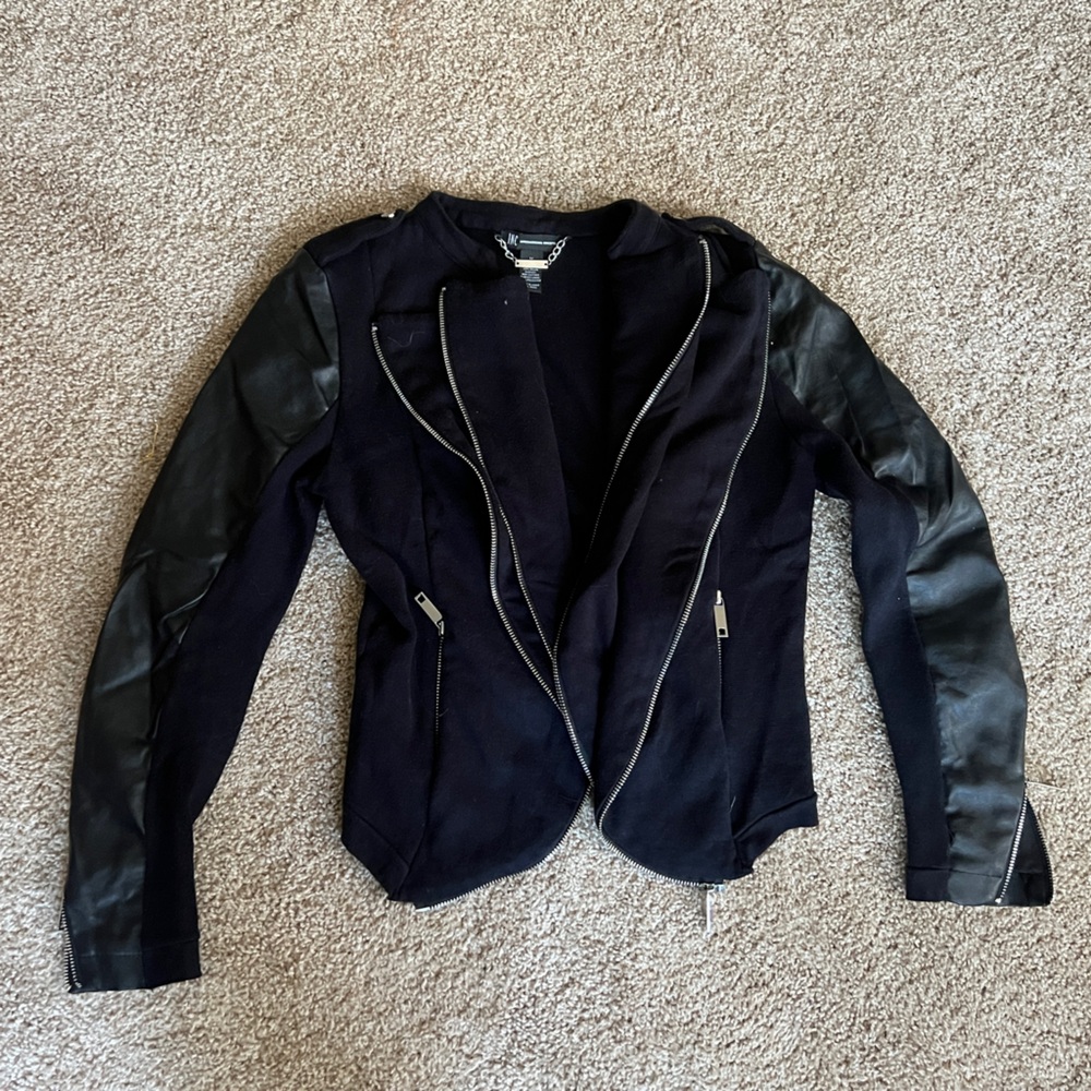 Black jacket by INC -size medium. Like new.